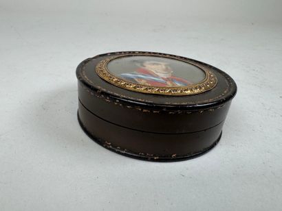 19th century school.
Portrait of a man.
Circular...