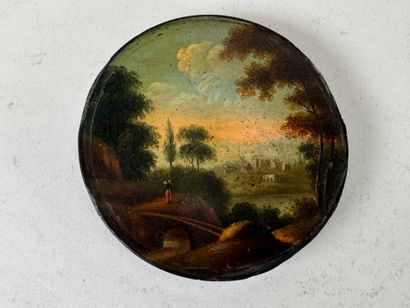 School, 20th century.
Animated landscape.
Circular...