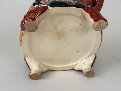ASIA, 20th C. Small polychrome and enameled...
