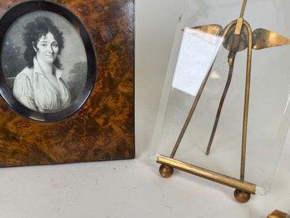 Ensemble de 5 cadres porte-photos en bois,...