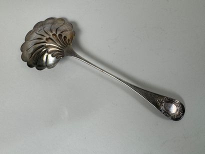 Silver strawberry sprinkler, Minerve hallmark,...