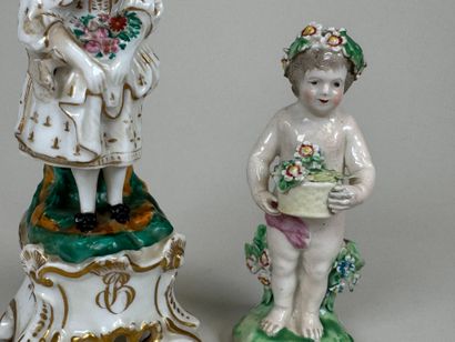 Paris, 19th century.
A polychrome porcelain...
