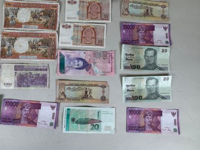Collection of banknotes, various countries.
(various...