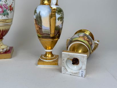Porcelaine de Paris, fin XIXe - début XXe....