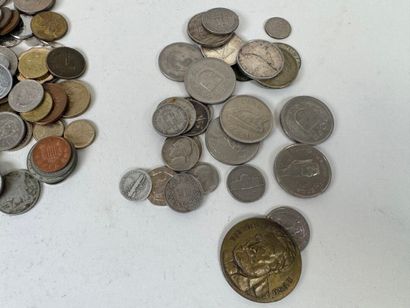 Large lot of French and foreign coins, some...