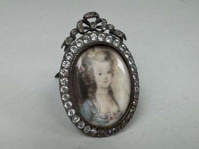 Petite miniature présentant un portrait de...