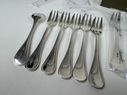 CHRISTOFLE.
Modèle ALBI.
Suite de 12 fourchettes...