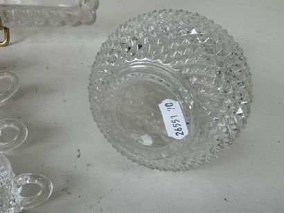 BACCARAT, attribué à.
Petit nécessaire à...