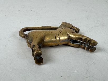 ASIA, 20th century.
Brass horse lock.
6 x...