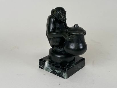 Max LE VERRIER (1891-1973).
Le singe au chaudron.
Sujet...