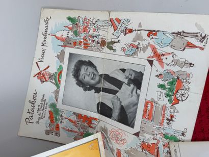 Small batch of menus including Paquebot FRANCE,...