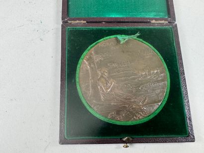 Oscar ROTY (1846-1911).
Médaille en bronze...