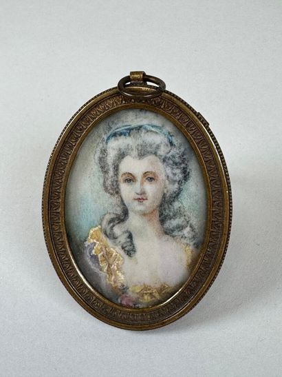 Lot comprising: - School, 20th century. Woman's...