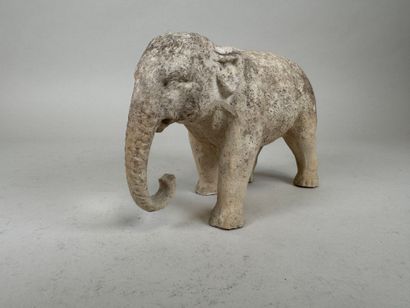 School, 20th century. Elephant, subject in...