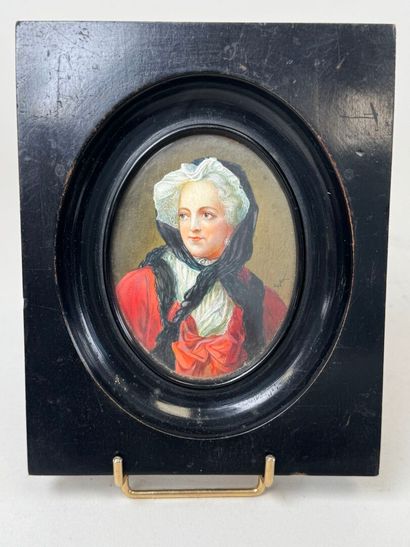 Jean-Marc NATTIER (1685-1766), d'après.
Miniature...