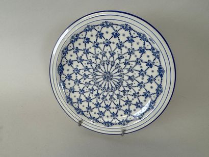 Set in earthenware and polychrome porcelain...