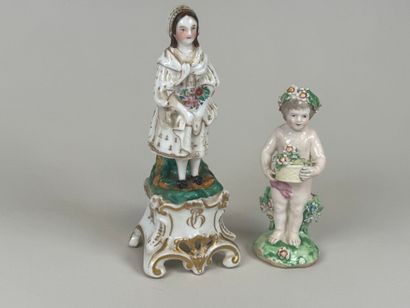 Paris, 19th century.
A polychrome porcelain...