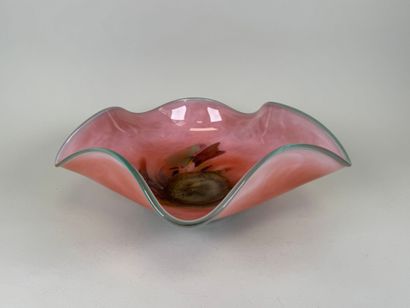 MURANO, 20th century.
Large colored glass...