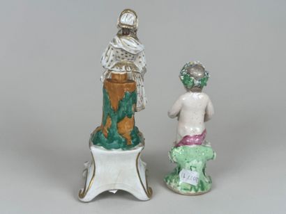 Paris, 19th century.
A polychrome porcelain...