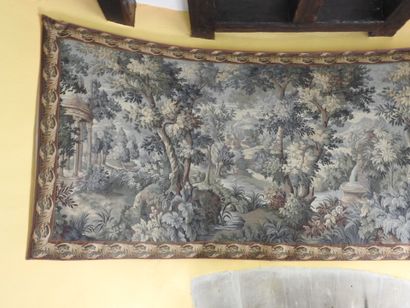 Two mechanical tapestries featuring greenery.
20th...