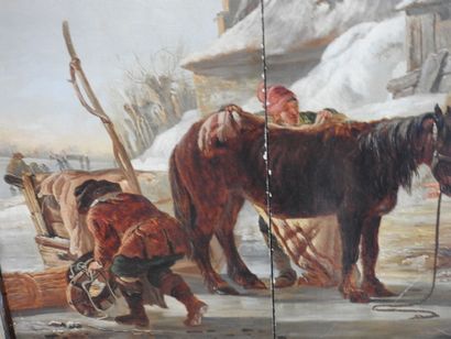 Jacob Van STRY (1756 - 1815). 
Horse scene....