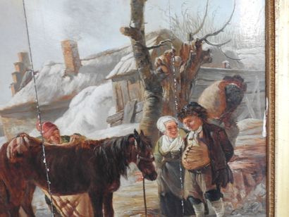 Jacob Van STRY (1756 - 1815). 
Horse scene....