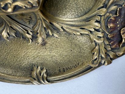 René GARDILLE (1889-1938).
Encrier repose-plume...