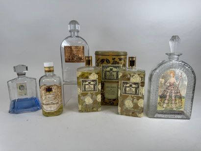 Collection de 6 flacons à parfum dont :
-...