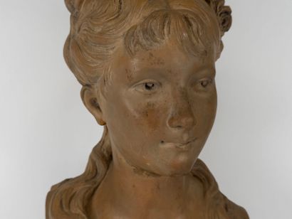 Albert ROLLE (1816-?), after.
Bust of a young...
