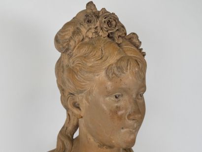 Albert ROLLE (1816-?), after.
Bust of a young...
