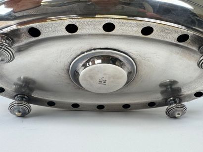 CHRISTOPHE.
Large silver-plated two-socket...