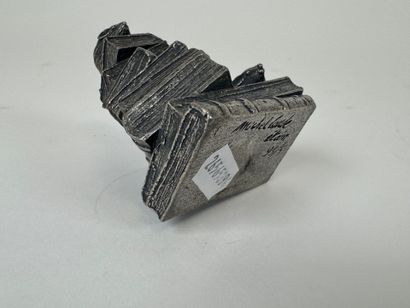 Michel Claude, 20th century.
Small pewter...