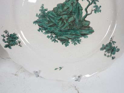 MARSEILLE, attributable, late 18th century.
Earthenware...