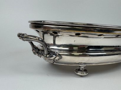 CHRISTOPHE.
Large silver-plated two-socket...