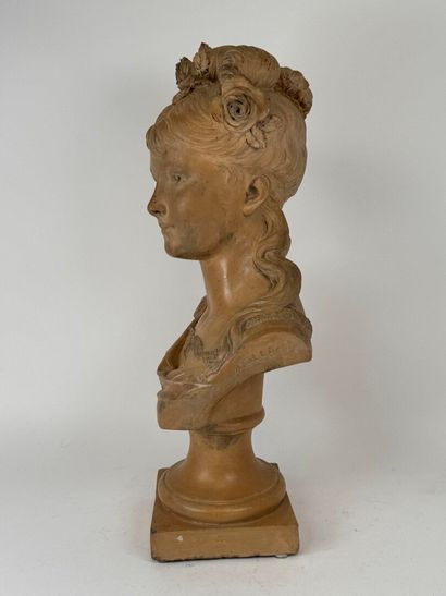 Albert ROLLE (1816-?), after.
Bust of a young...