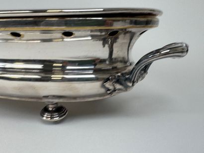 CHRISTOPHE.
Large silver-plated two-socket...