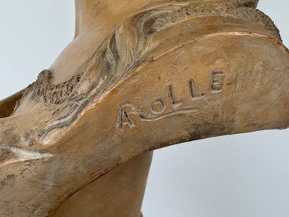 Albert ROLLE (1816-?), after.
Bust of a young...