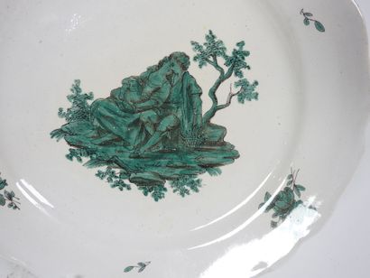 MARSEILLE, attributable, late 18th century.
Earthenware...