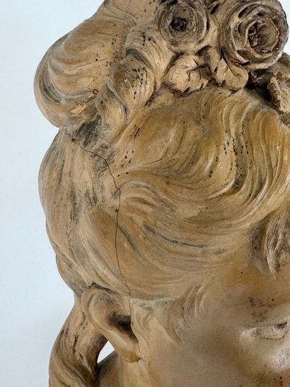 Albert ROLLE (1816-?), after.
Bust of a young...