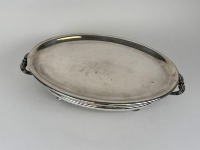 CHRISTOPHE.
Large silver-plated two-socket...