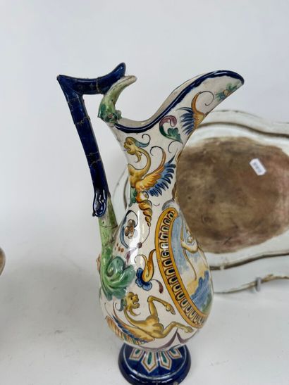 Earthenware and cookie lot including :
-...