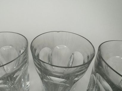 BACCARAT.
HARDCOURT model.
- 7 crystal goblet...