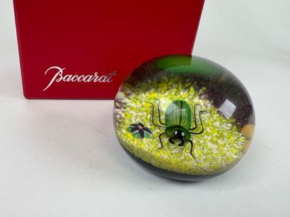 BACCARAT.
Sulfur or paperweight in crystal...
