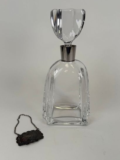 DAUM France.
Cut crystal cognac decanter.
Features...