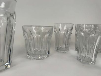 BACCARAT.
HARDCOURT model.
- 7 crystal goblet...