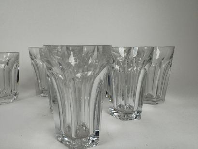 BACCARAT.
HARDCOURT model.
- 7 crystal goblet...