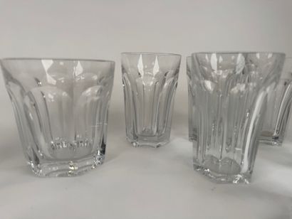 BACCARAT.
HARDCOURT model.
- 7 crystal goblet...