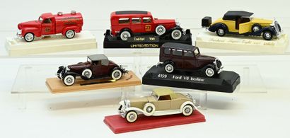SOLIDO, 6 vehicles, 1/43 scale, near-new...
