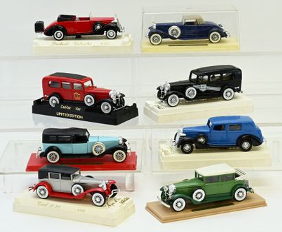 SOLIDO, 8 models from the Golden Age series,...