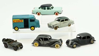 DINKY TOYS (FR), Norev, 6 vehicles in 1/43...
